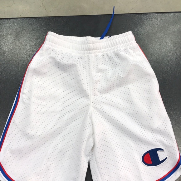 white champion basketball shorts